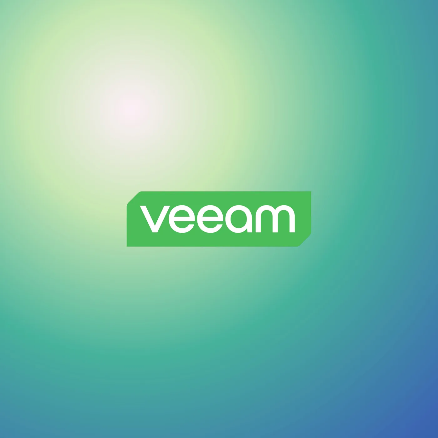 Veeam Software · Brand & Print — Exhibition stand — counter, 90 × 90 cm