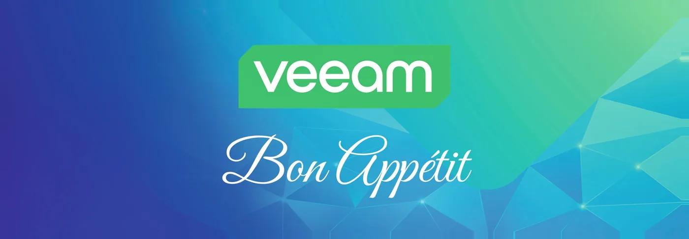 Veeam Software · Events — Food strip — 180 × 60 cm