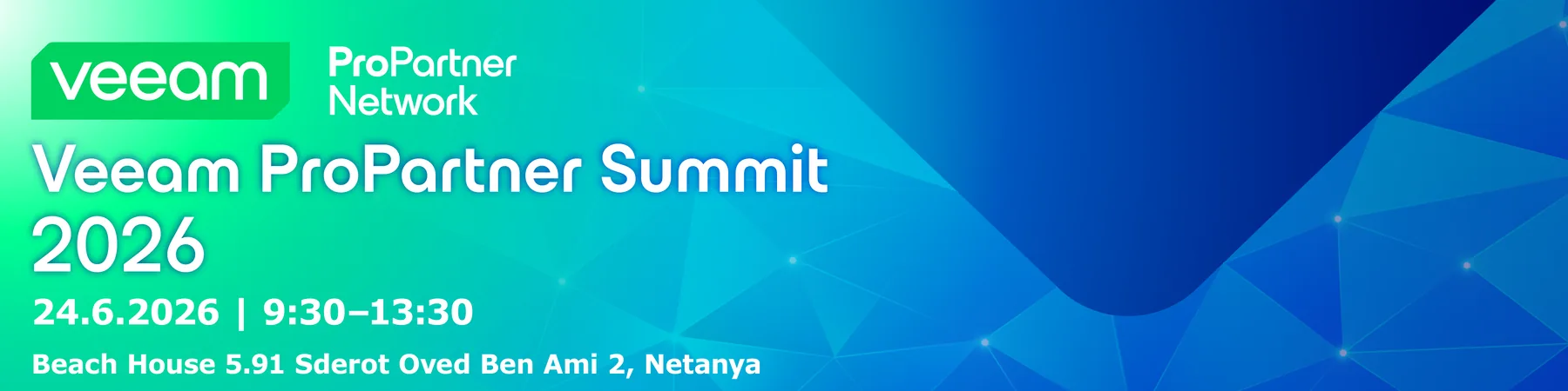 Event identity · Veeam — Summit web banner