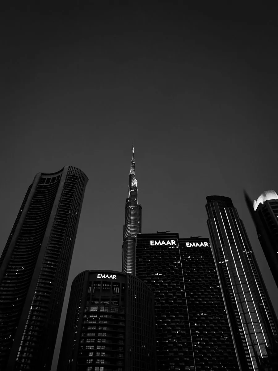 Burj Khalifa at blue hour